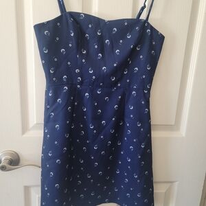 French Connection Navy Floral Mini Dress